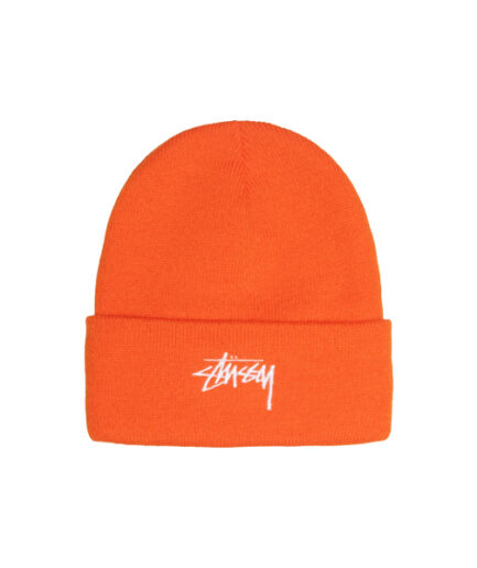 Stussy orange beanie