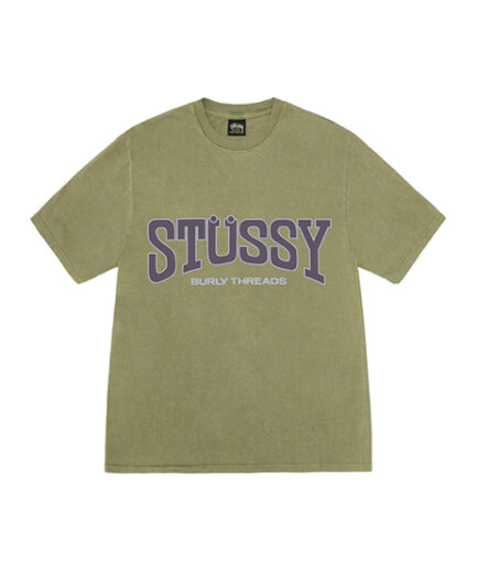 Burly Threads Stussy T-shirt Green